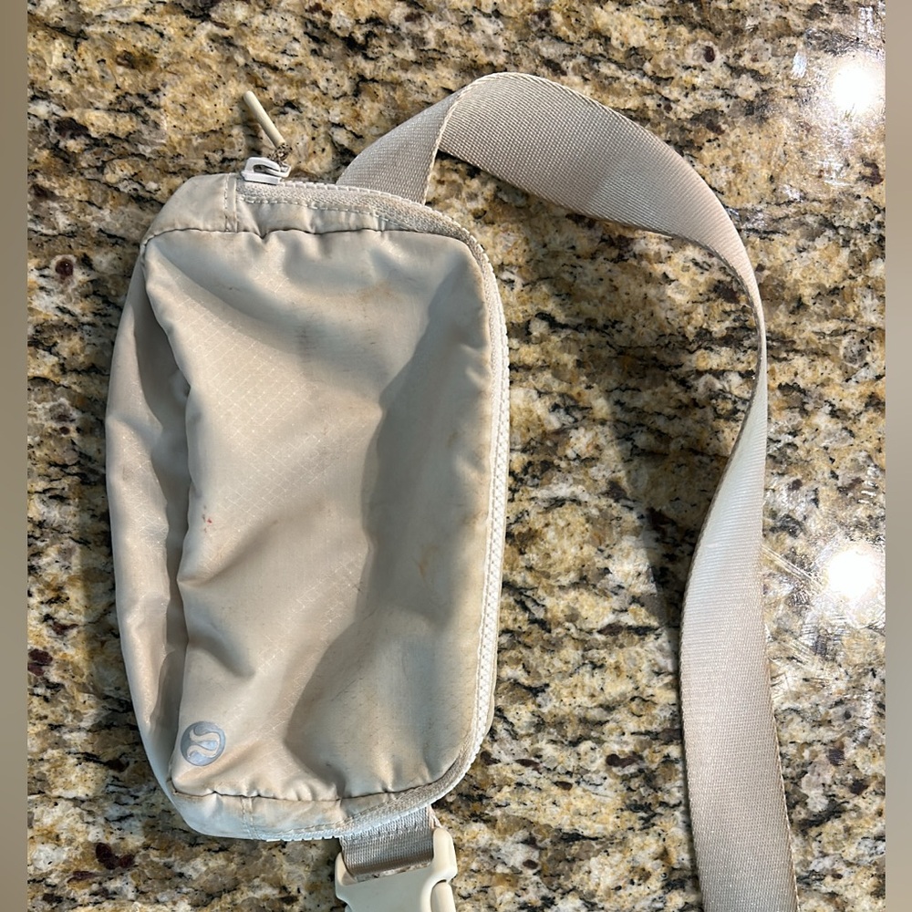 Lululemon Cream Crossbody Bag